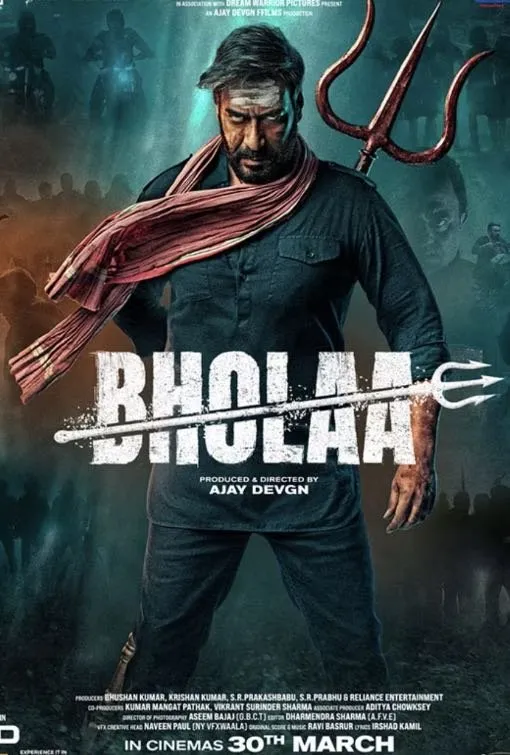 Affiche film VOD BHOLAA en streaming 4K sur iptv cote nord