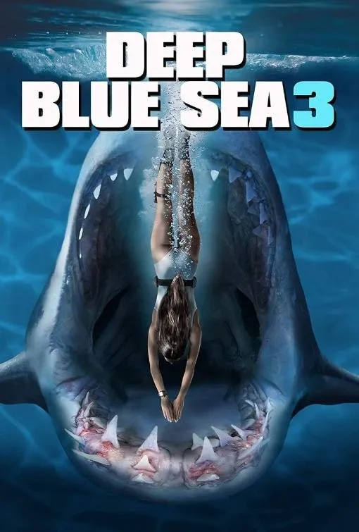 Affiche film VOD Deep Blue Sea 3 disponible en Ultra HD